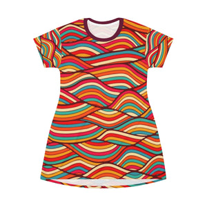 T-Shirt / Shift Dress Retro Wave