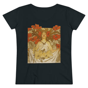 Organic Women's T-shirt Poppy Century