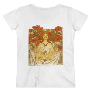 Organic Women's T-shirt Poppy Century