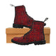 Women's Canvas Boots Khal Red