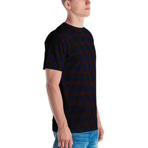 Men's T-Shirt Cuboid RGB