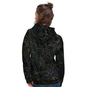 Women's Hoodie Dark Garden