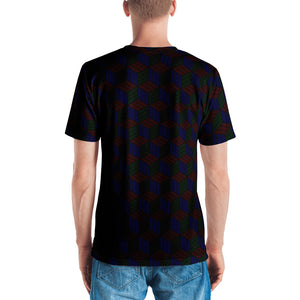 Men's T-Shirt Cuboid RGB