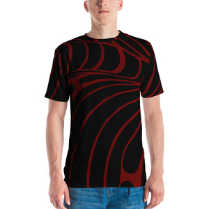 Men's T-shirt Forms Red