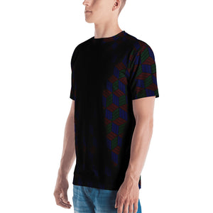 Men's T-Shirt Cuboid RGB