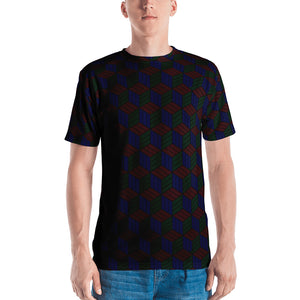 Men's T-Shirt Cuboid RGB