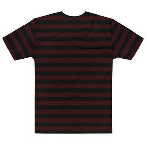 Men's T-shirt Maroon Stripe