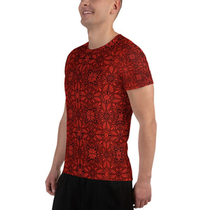 Men's Athletic T-shirt Dresser Red